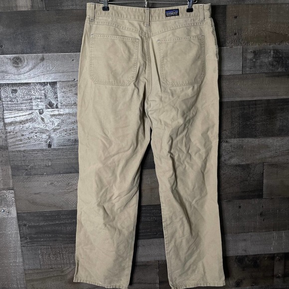 SOLD Patagonia Womens Cotton Pants 12 - Picture 2 of 3